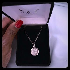 Pandora signature pendant and necklace